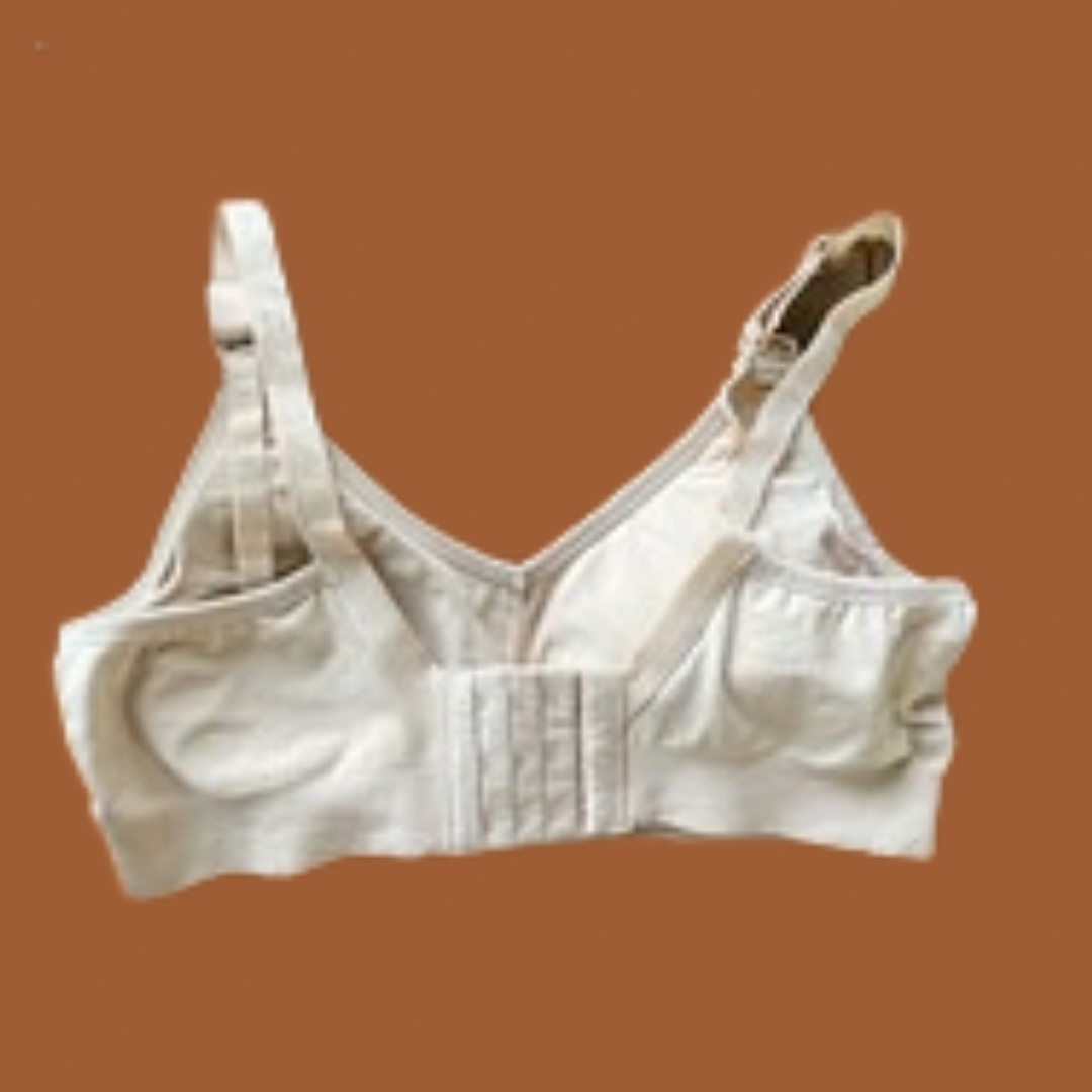 Sostén Maternal Microfibras, Broche, Sistema Lactancia, Beige 8