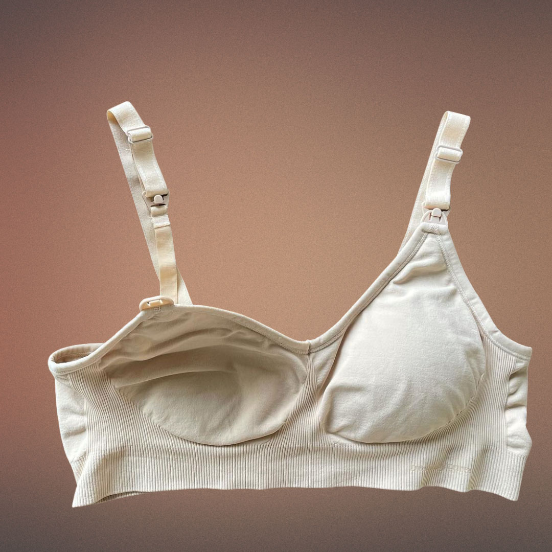 Sostén Maternal Microfibras, Broche, Sistema Lactancia, Beige 9