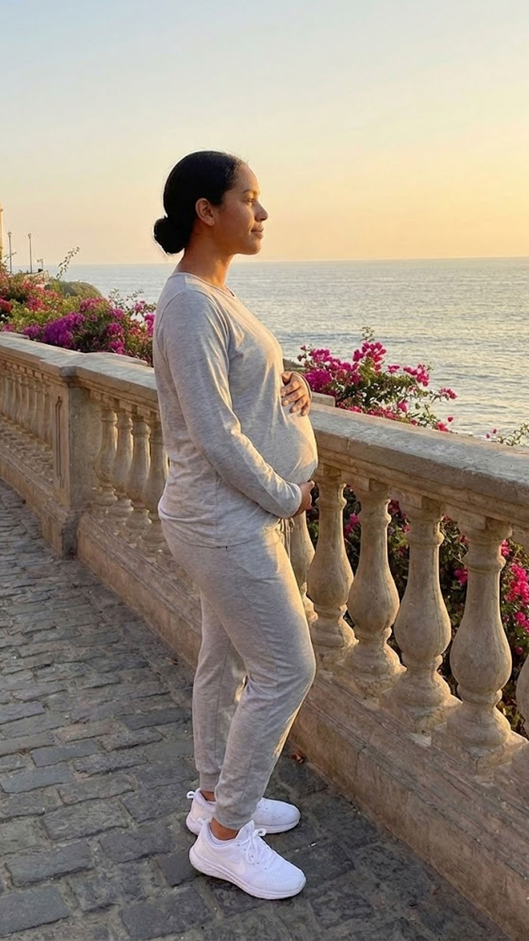 Buzo Maternal Algodon Aperturas Laterales Lactancia, Gris 11