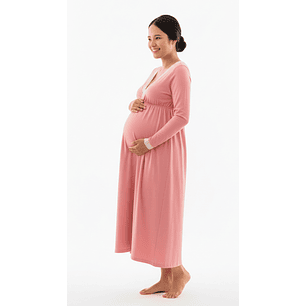 Camison Victoria MangaLarga, Sistema Lactancia, Algodon, PaloRosa