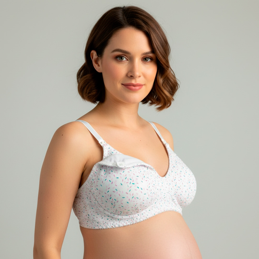 Sostén Maternal Julietta, Broche Lactancia, Algodon 36
