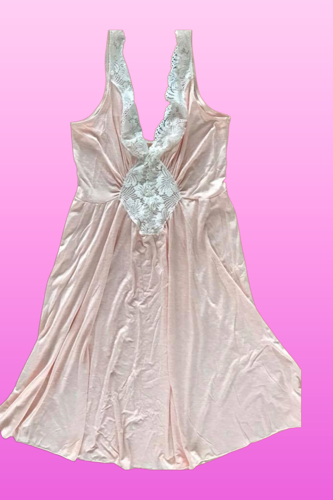 Camisón Maternal Encaje, Manga Cero,  Sistema Lactancia, Algodon 21