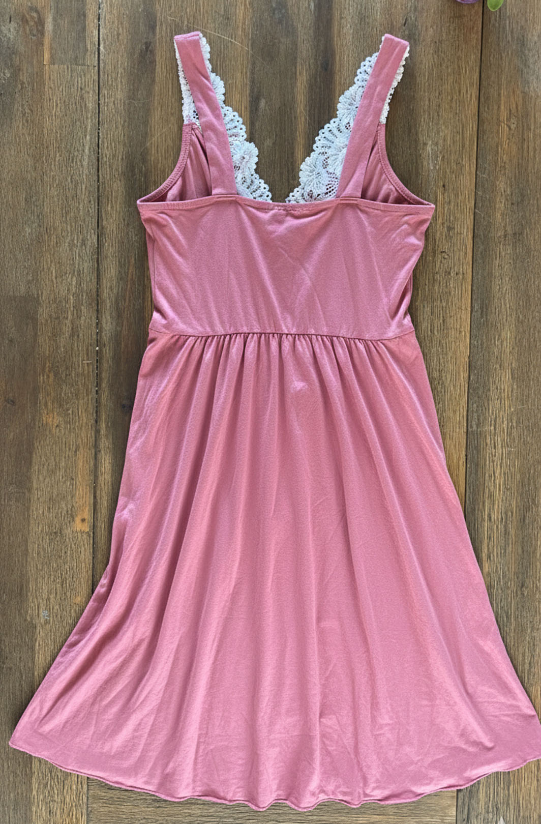 Camison Encaje MangaCero, Sistema Lactancia, Algodon, PaloRosa 10