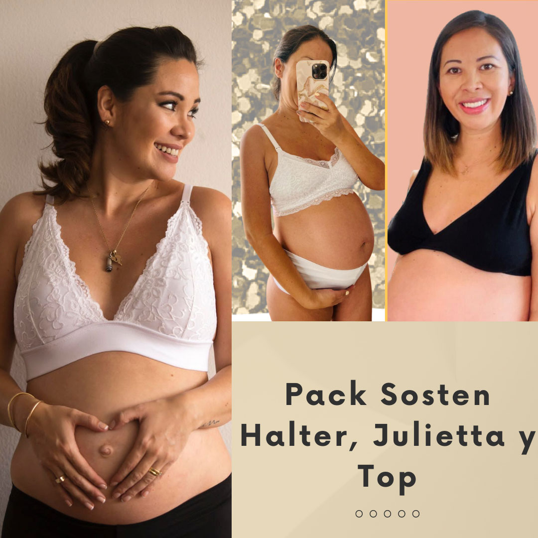 Pack Sostenes Maternal, Halter, Julietta y Top 5
