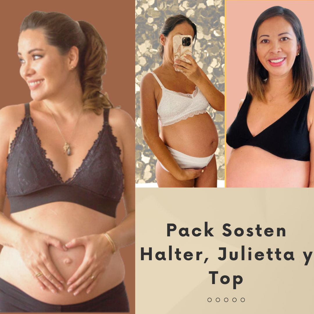 Pack Sostenes Maternal, Halter, Julietta y Top 10