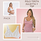 Pack Polo Lactancia Tiritas, Sostenes Maternal Julietta y Sostén Top - Miniatura 5