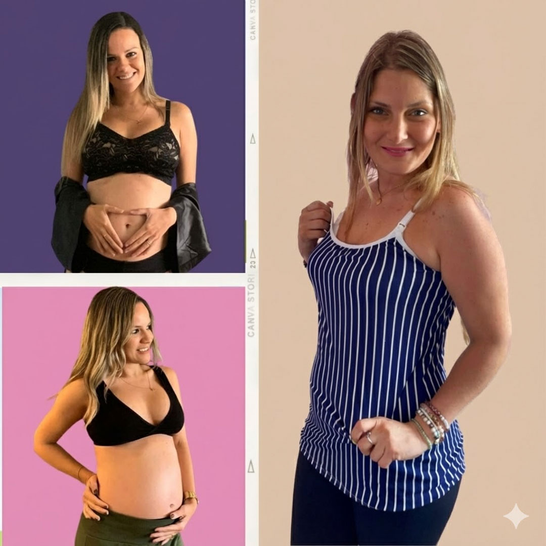 Pack Polo Lactancia Tiritas, Sostenes Maternal Julietta y Sostén Top 10