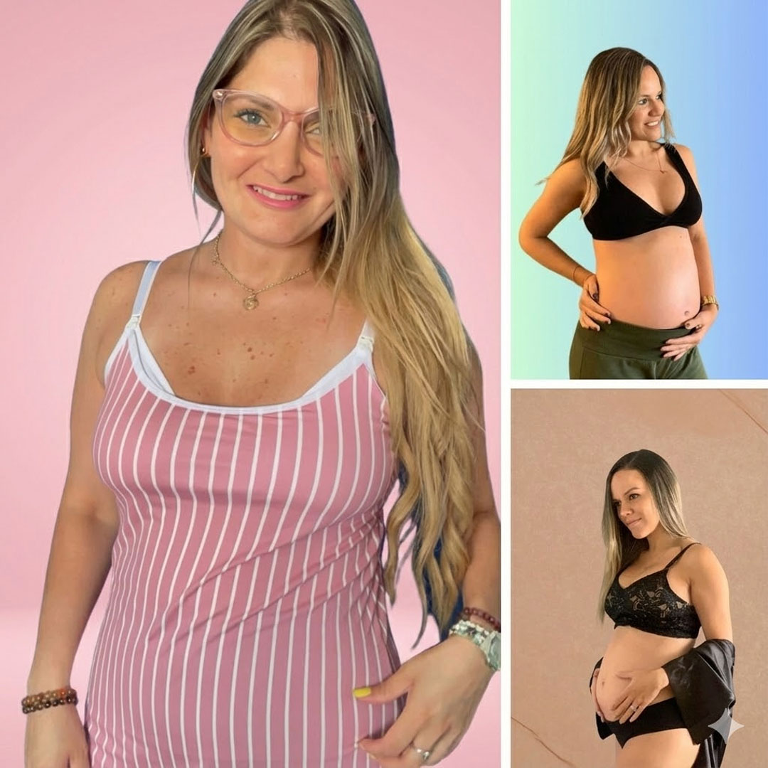 Pack Polo Lactancia Tiritas, Sostenes Maternal Julietta y Sostén Top 6