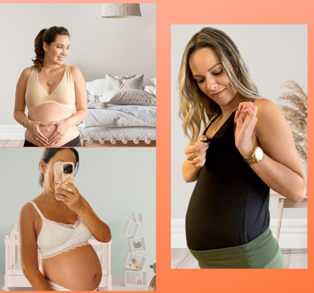 Pack Polo Lactancia Tiritas, Sostenes Maternal Julietta y Sostén Top 34