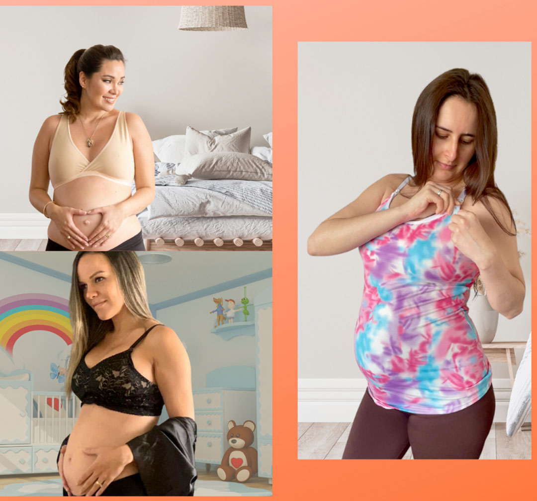 Pack Polo Lactancia Tiritas, Sostenes Maternal Julietta y Sostén Top 28