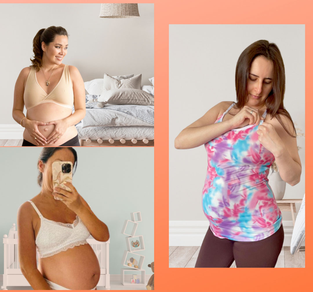 Pack Polo Lactancia Tiritas, Sostenes Maternal Julietta y Sostén Top 27