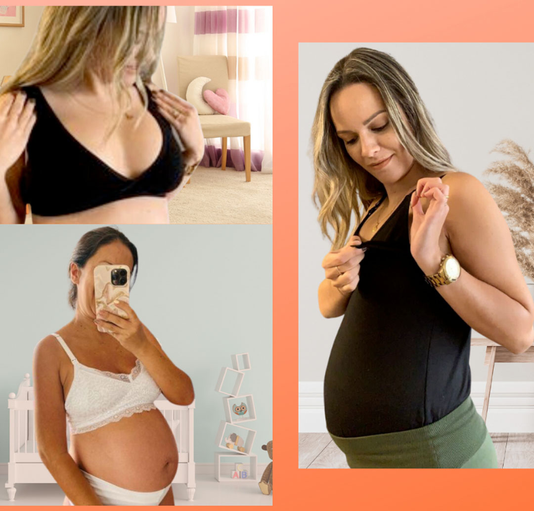 Pack Polo Lactancia Tiritas, Sostenes Maternal Julietta y Sostén Top 35