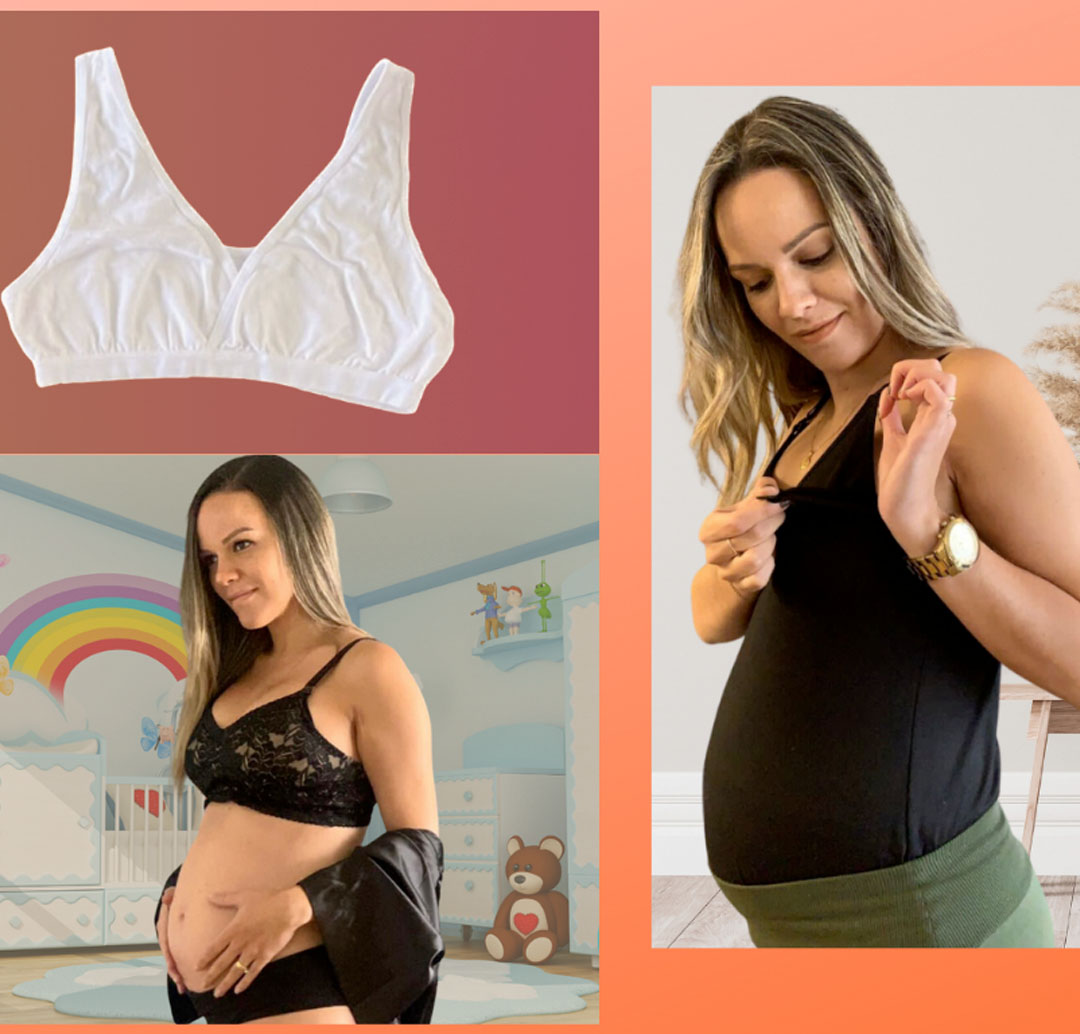 Pack Polo Lactancia Tiritas, Sostenes Maternal Julietta y Sostén Top 32