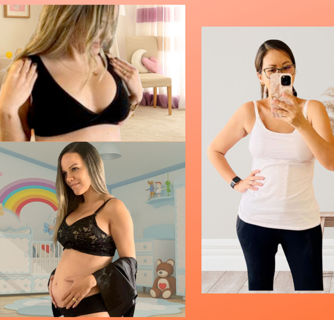 Pack Polo Lactancia Tiritas, Sostenes Maternal Julietta y Sostén Top 41