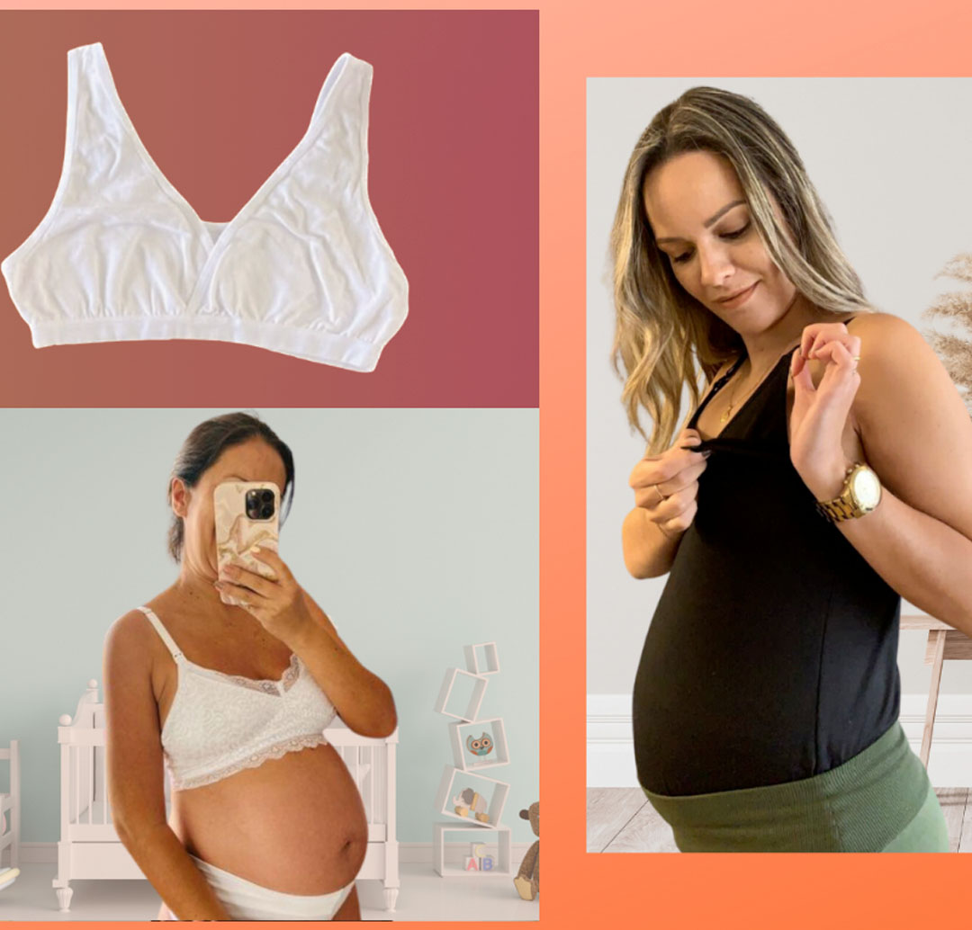 Pack Polo Lactancia Tiritas, Sostenes Maternal Julietta y Sostén Top 36