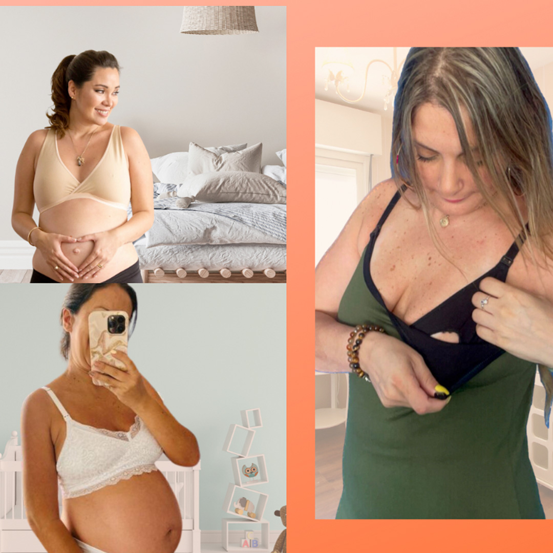 Pack Polo Lactancia Tiritas, Sostenes Maternal Julietta y Sostén Top 22