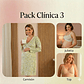 Pack Clínica 3 (Camisón Cruzado MangaLarga, Sostén Julieta y Top) - Miniatura 1