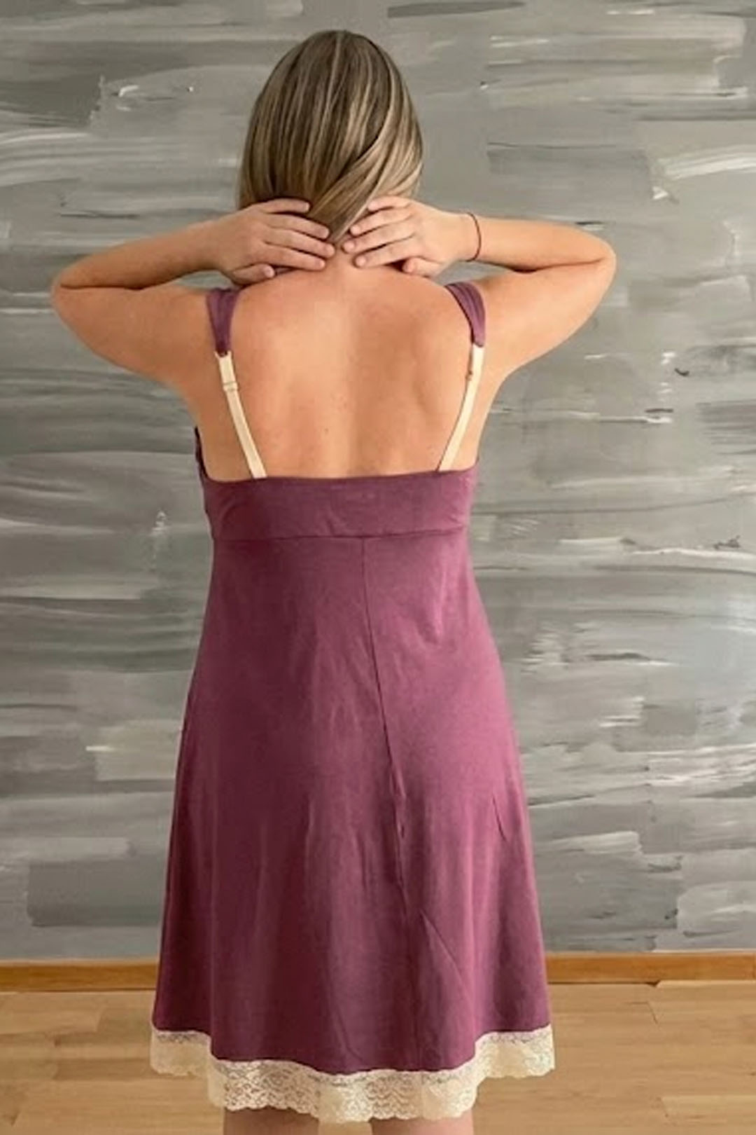 Camisón Victoria MangaCero: Libertad & Confort Evolutivo (Morado) 8