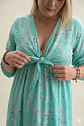 Vestido Maternal Lazo Estructural - Verde Agua - Miniatura 13