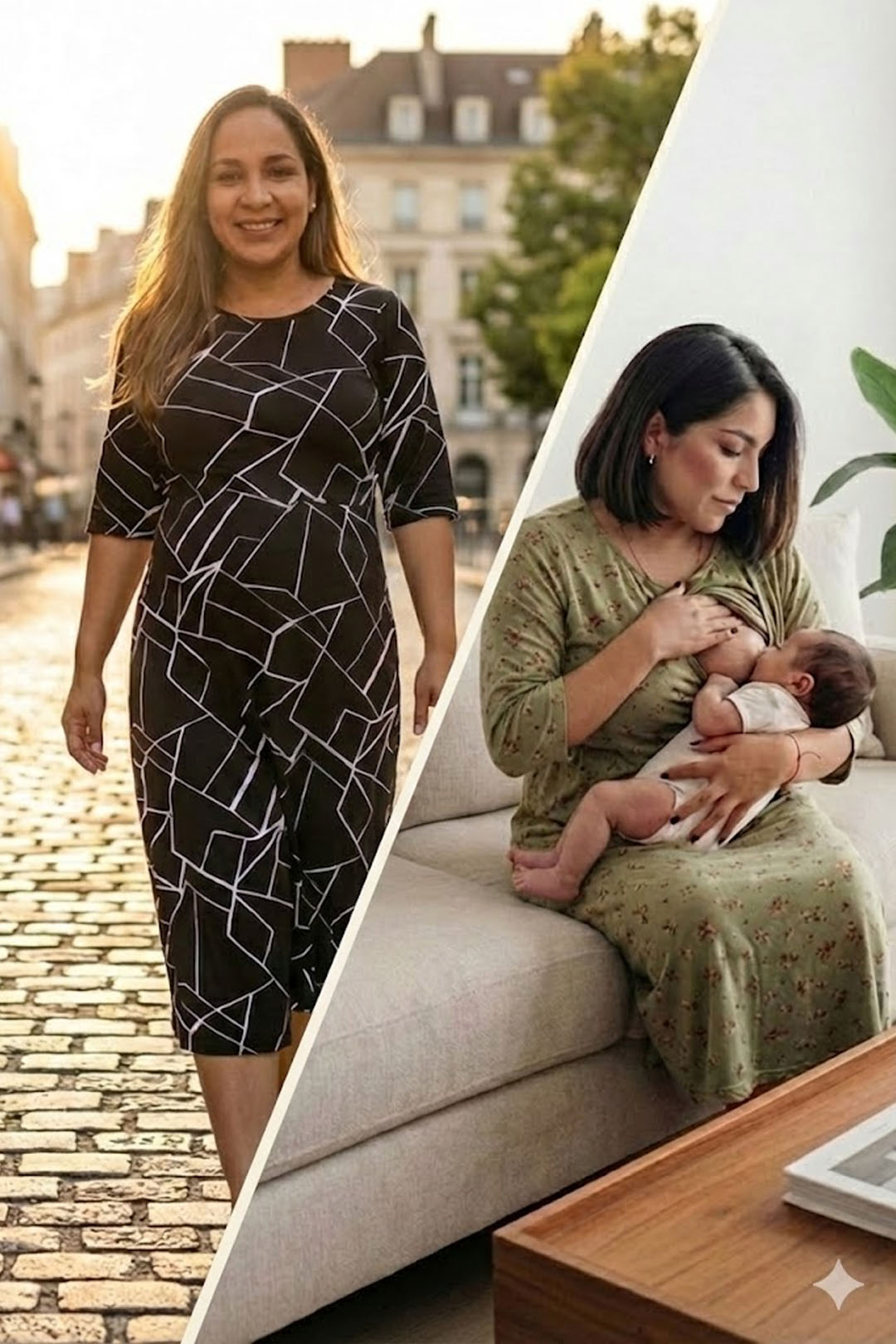 Vestido Maternal Venecia, Con Sistema Lactancia, Varios Colores 1