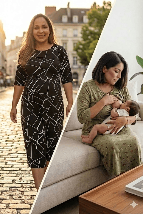 Vestido Maternal  Venecia  Lift-Up - Coleccion