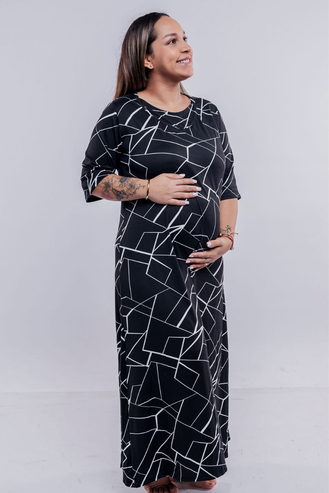 Vestido Maternal Venecia, Con Sistema Lactancia, Varios Colores 3