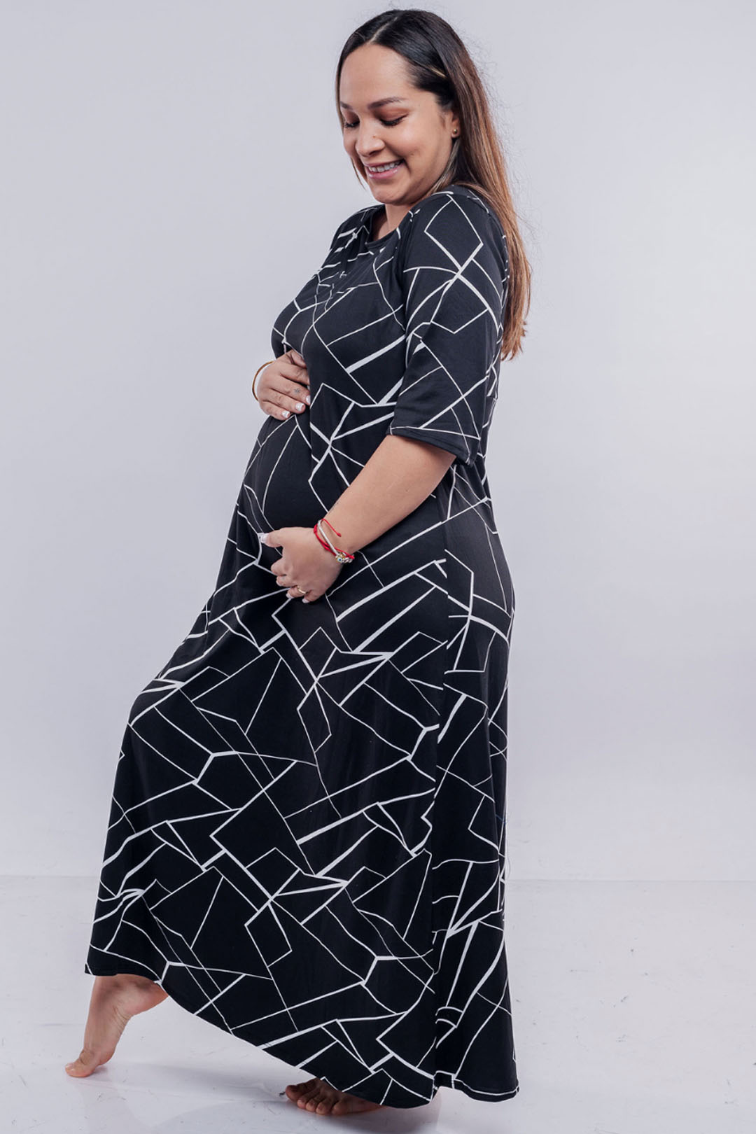 Vestido Maternal Venecia, Con Sistema Lactancia, Varios Colores 4