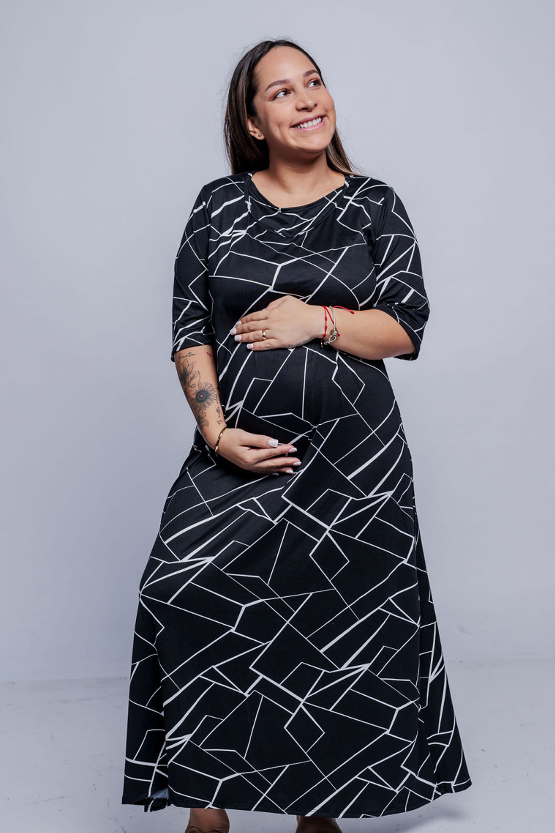 Vestido Maternal Venecia, Con Sistema Lactancia, Varios Colores 7