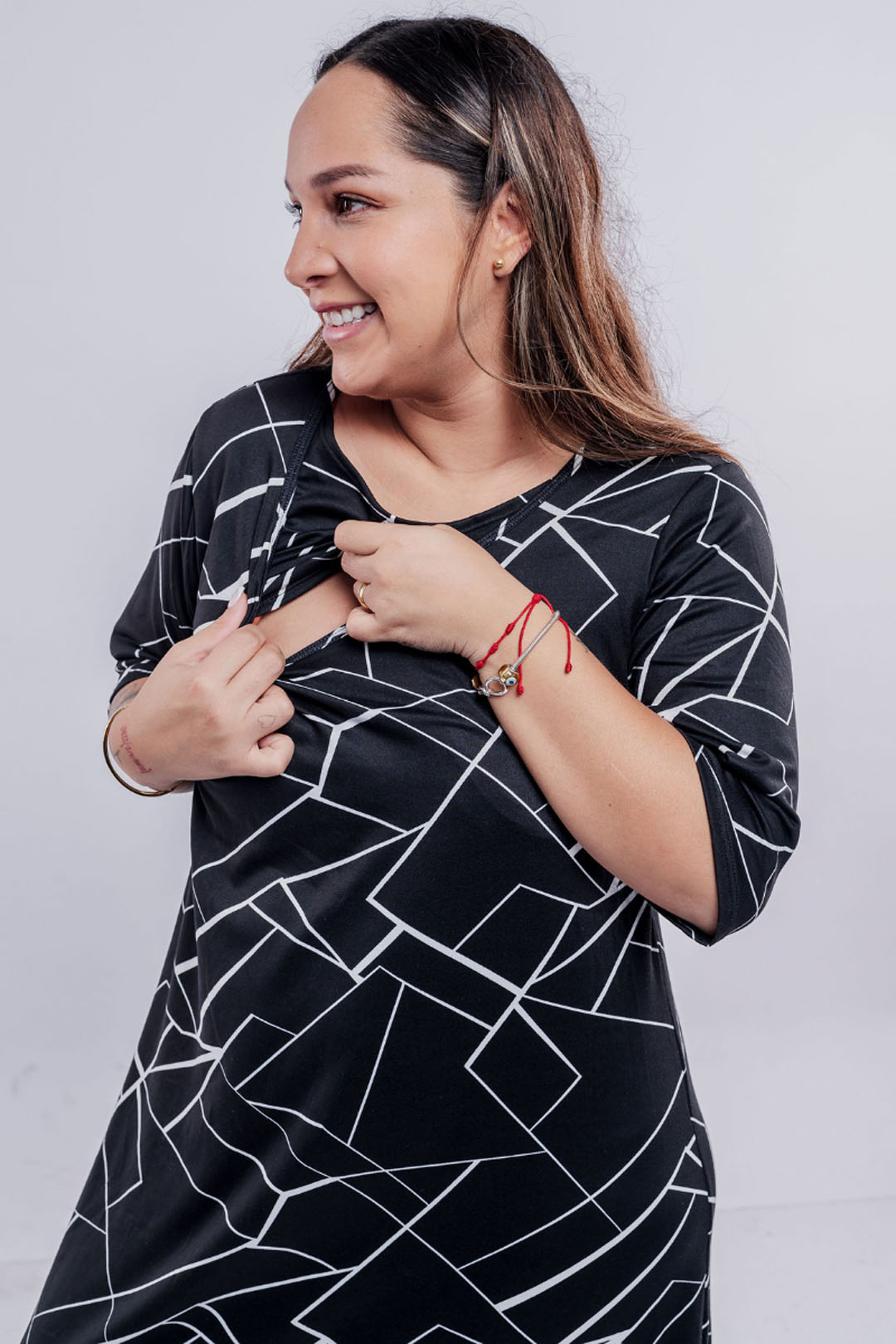 Vestido Maternal Venecia, Con Sistema Lactancia, Varios Colores 9