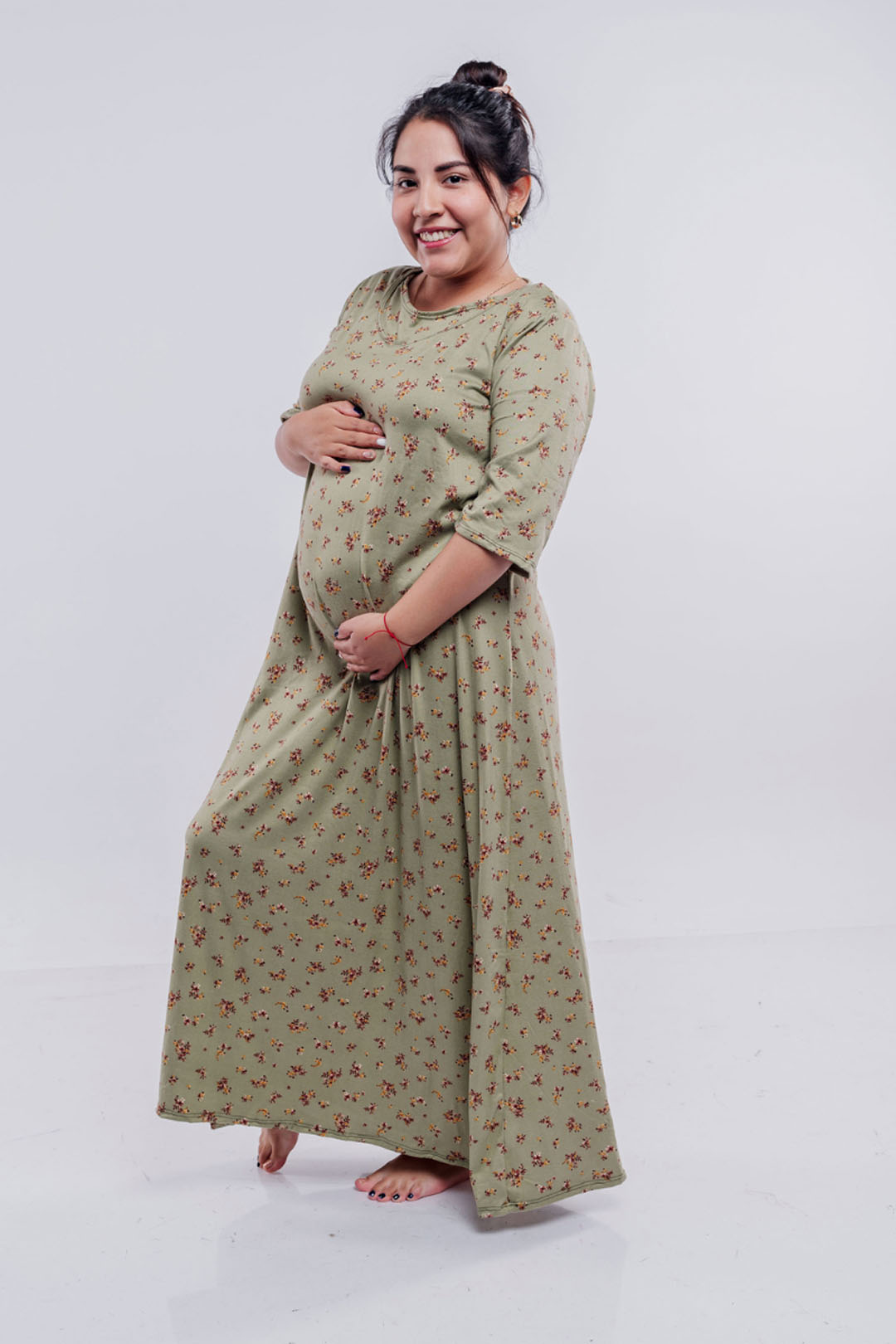 Vestido Maternal Venecia, Con Sistema Lactancia, Varios Colores 13