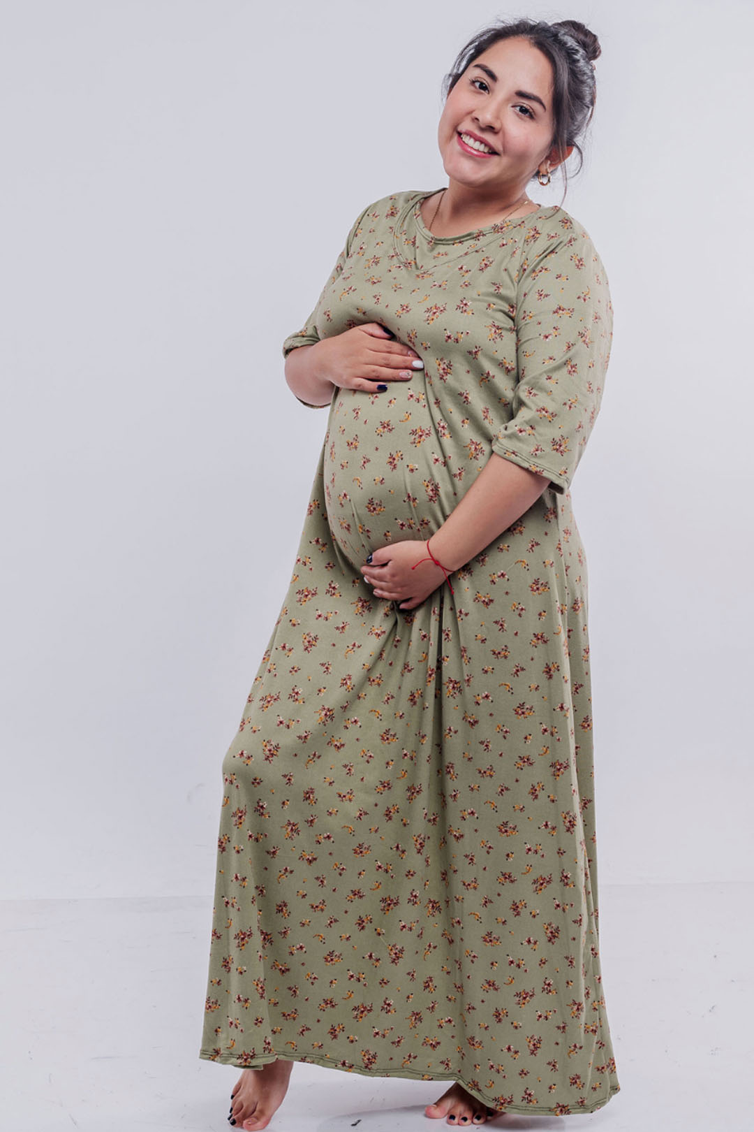 Vestido Maternal Venecia, Con Sistema Lactancia, Varios Colores 17