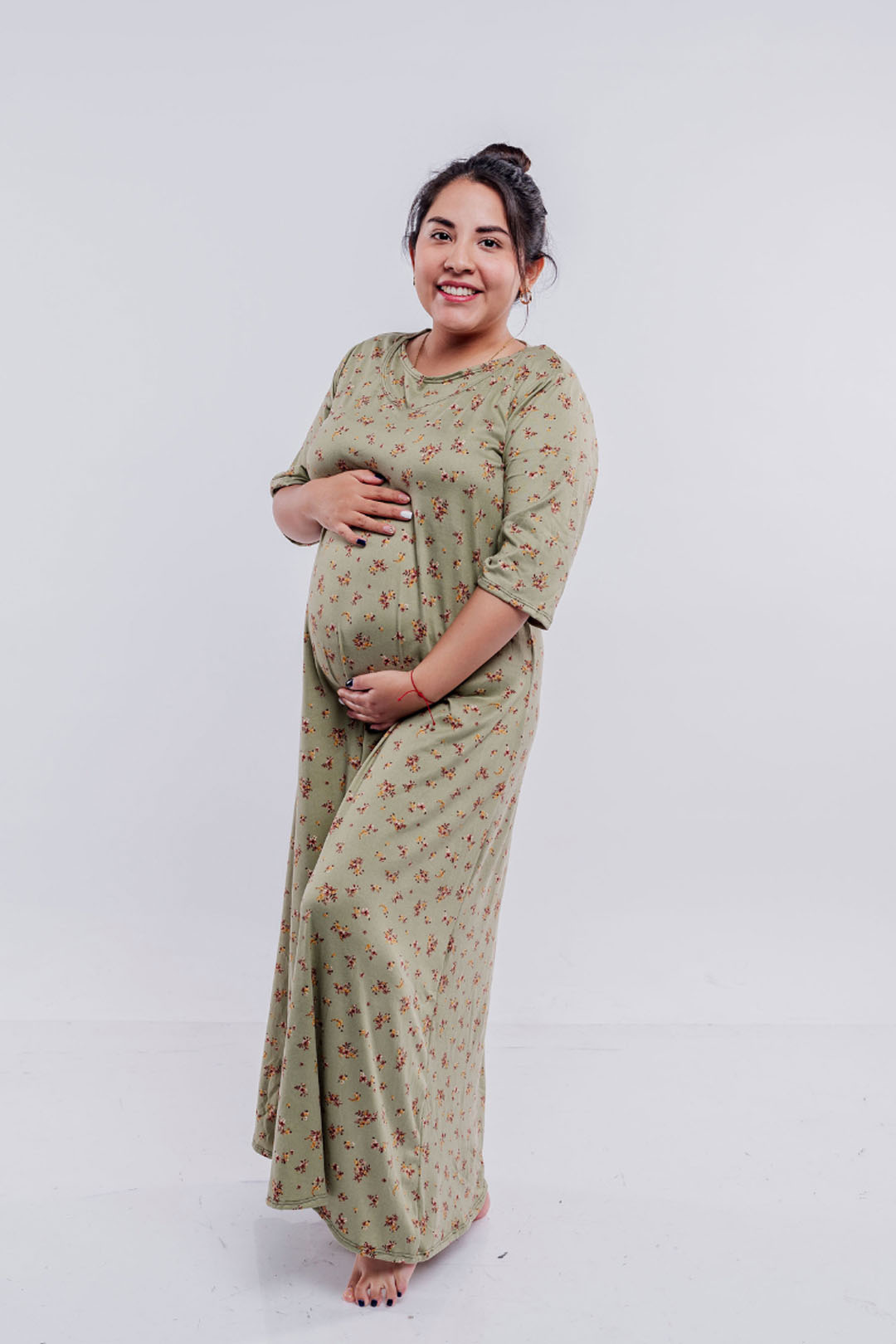 Vestido Maternal Venecia, Con Sistema Lactancia, Varios Colores 21