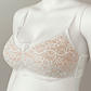 Sostén Maternal Julietta, Broche Lactancia, Encaje, BlancoBeige - Miniatura 11