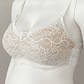 Sostén Maternal Julietta, Broche Lactancia, Encaje, BlancoBeige - Miniatura 14