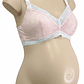 Sostén Maternal Julietta, Broche Lactancia, Encaje, RosadoBlanco - Miniatura 7