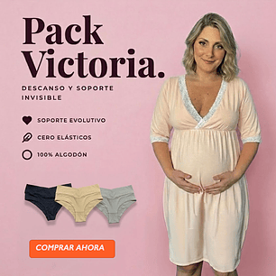 Pack Camisón Manga TresCuarto y 3 Calzones