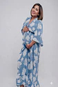 Vestido Maternal Serie Victoria | Lactancia y Estilo | BCxy (Celeste Floreado) - Miniatura 10