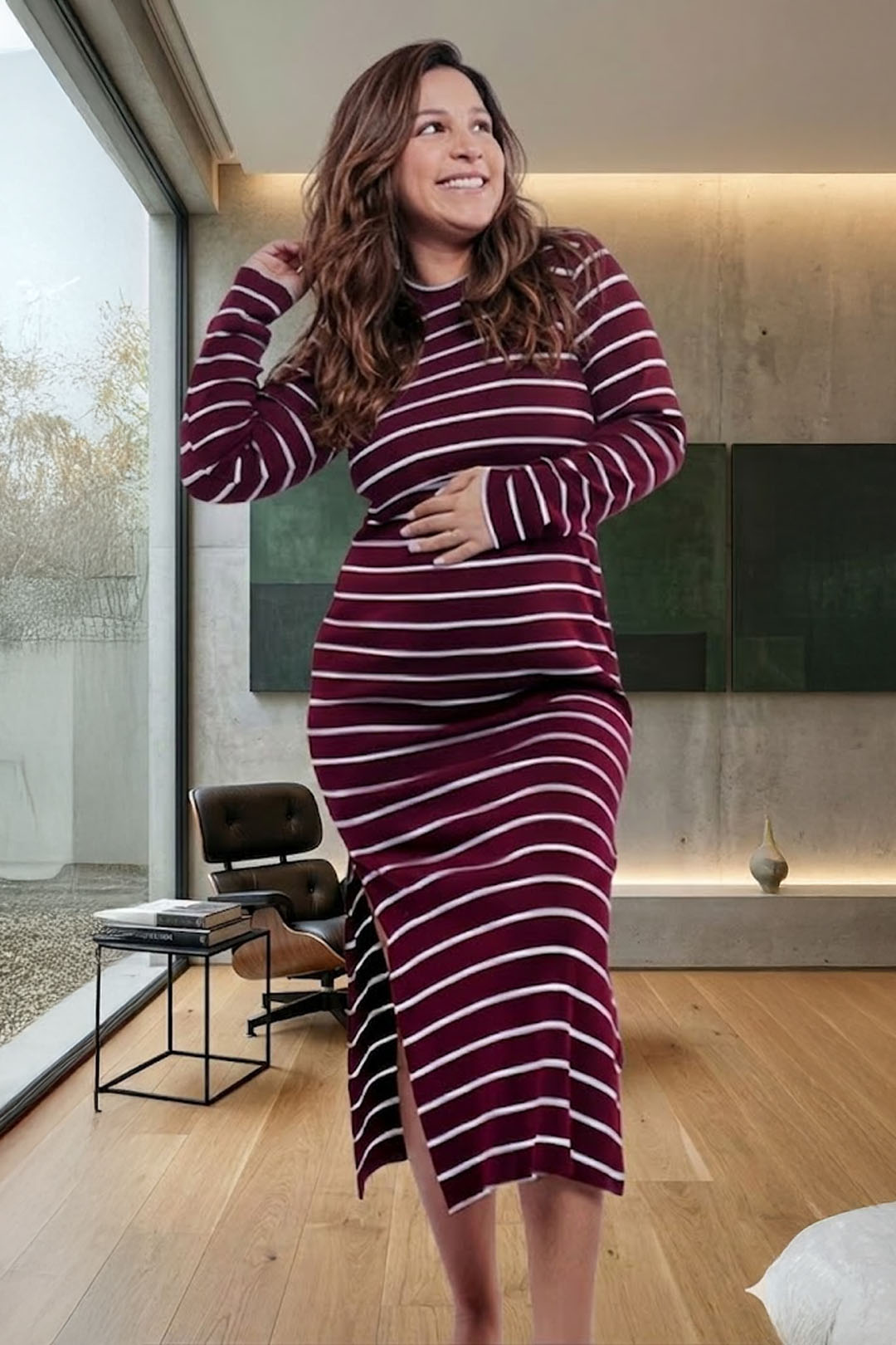 Vestido Maternal Valencia, Con Sistema Lactancia, Varios Colores 11