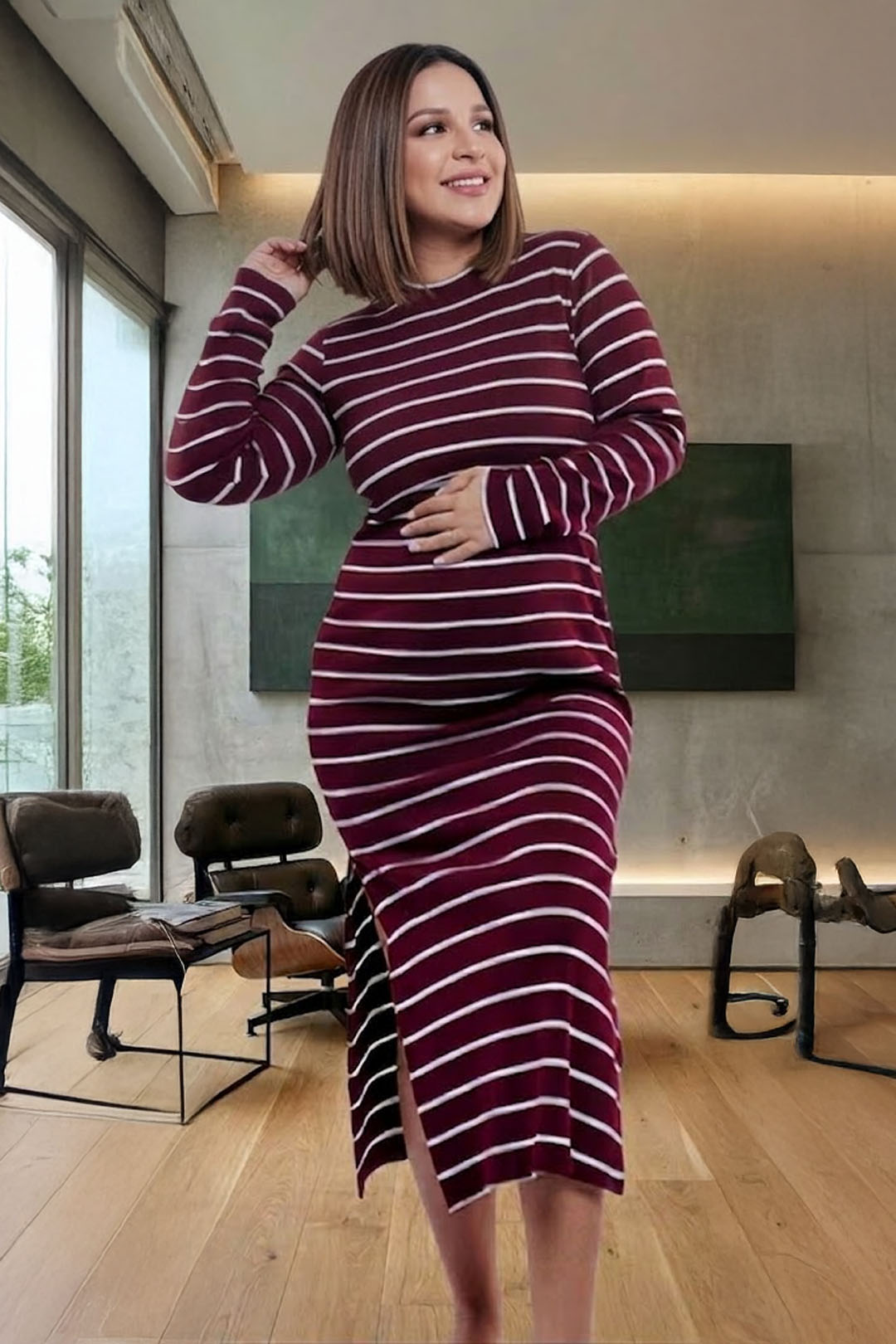 Vestido Maternal Valencia, Con Sistema Lactancia, Varios Colores 1