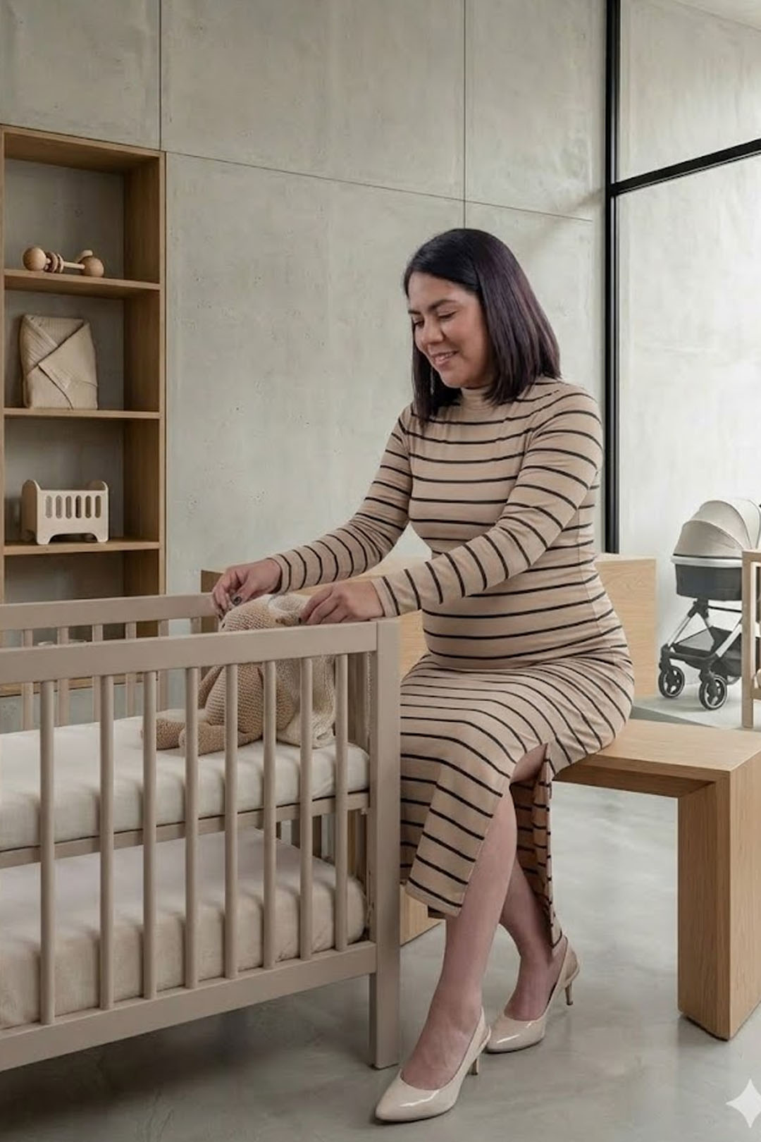 Vestido Maternal Valencia, Con Sistema Lactancia, Varios Colores 20