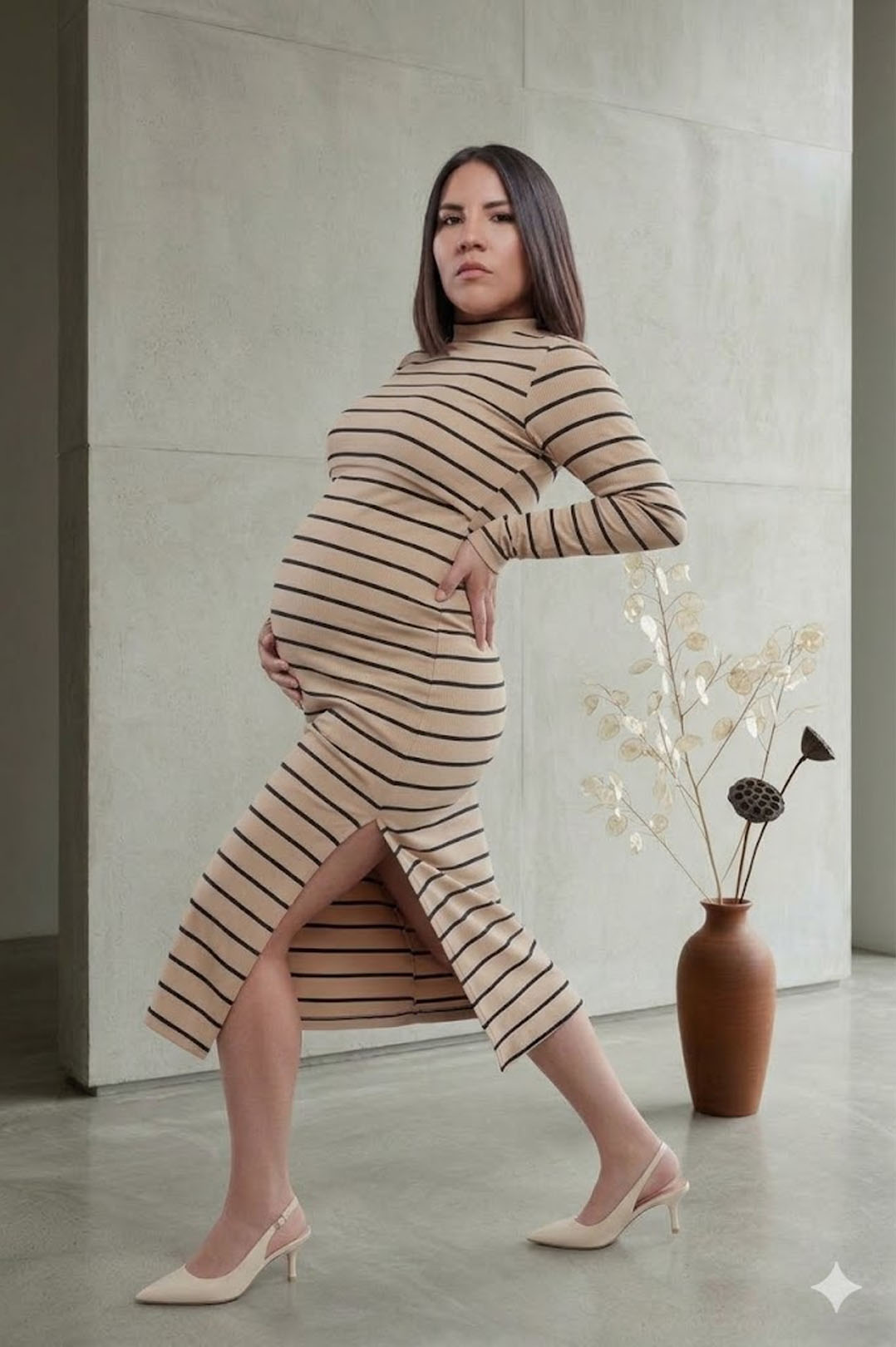 Vestido Maternal Valencia, Con Sistema Lactancia, Varios Colores 32