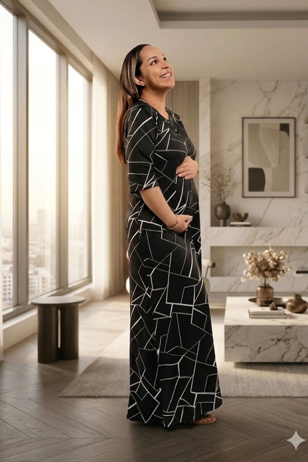 Vestido Maternal  Venecia  Lift-Up - Coleccion 15