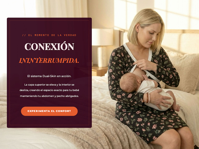 Ingeniería Nocturna: El secreto del Camisón Cruzado para una lactancia sin frío ni interrupciones.