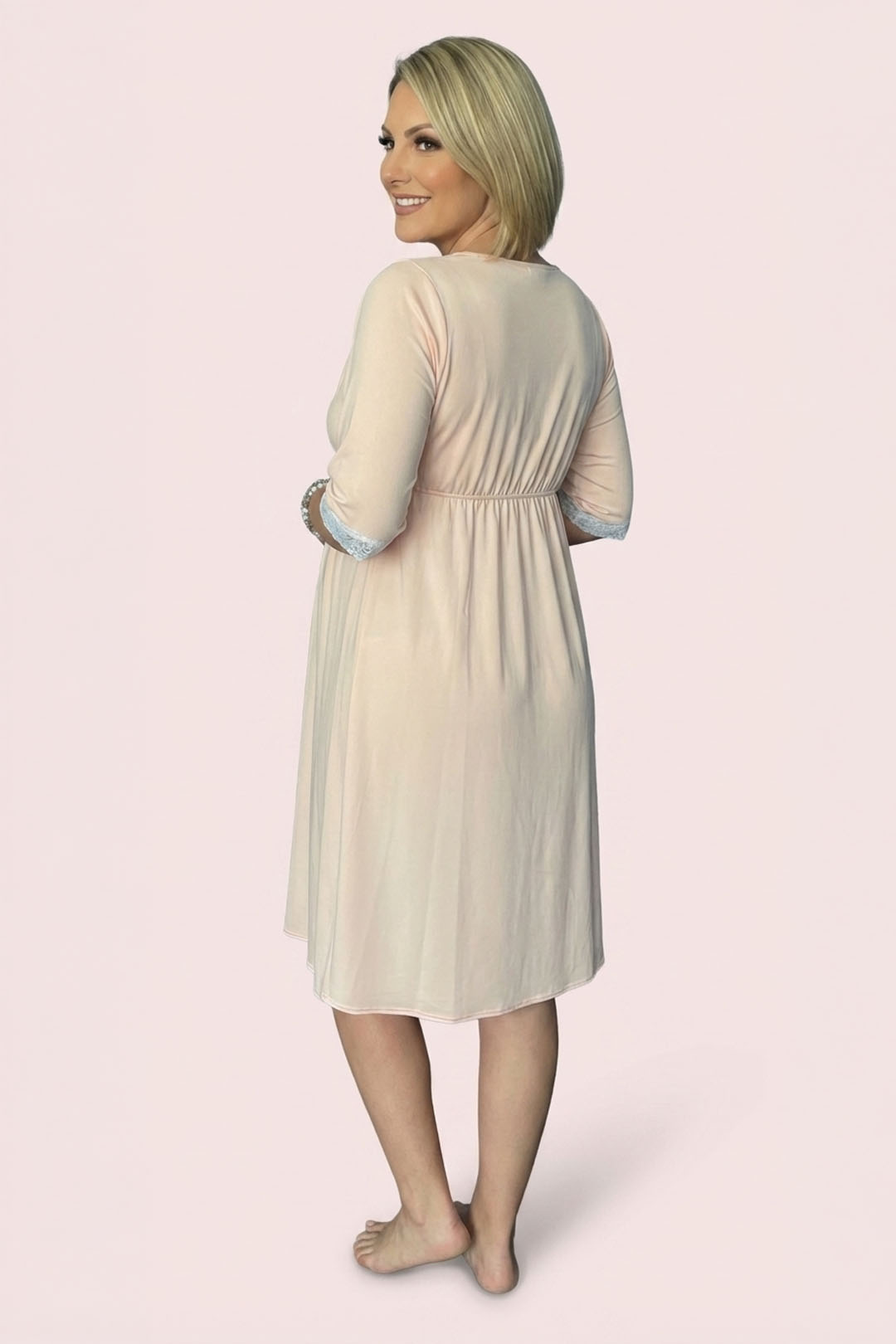 Camisón Maternal Serie Balance 3/4 (Melon) 3