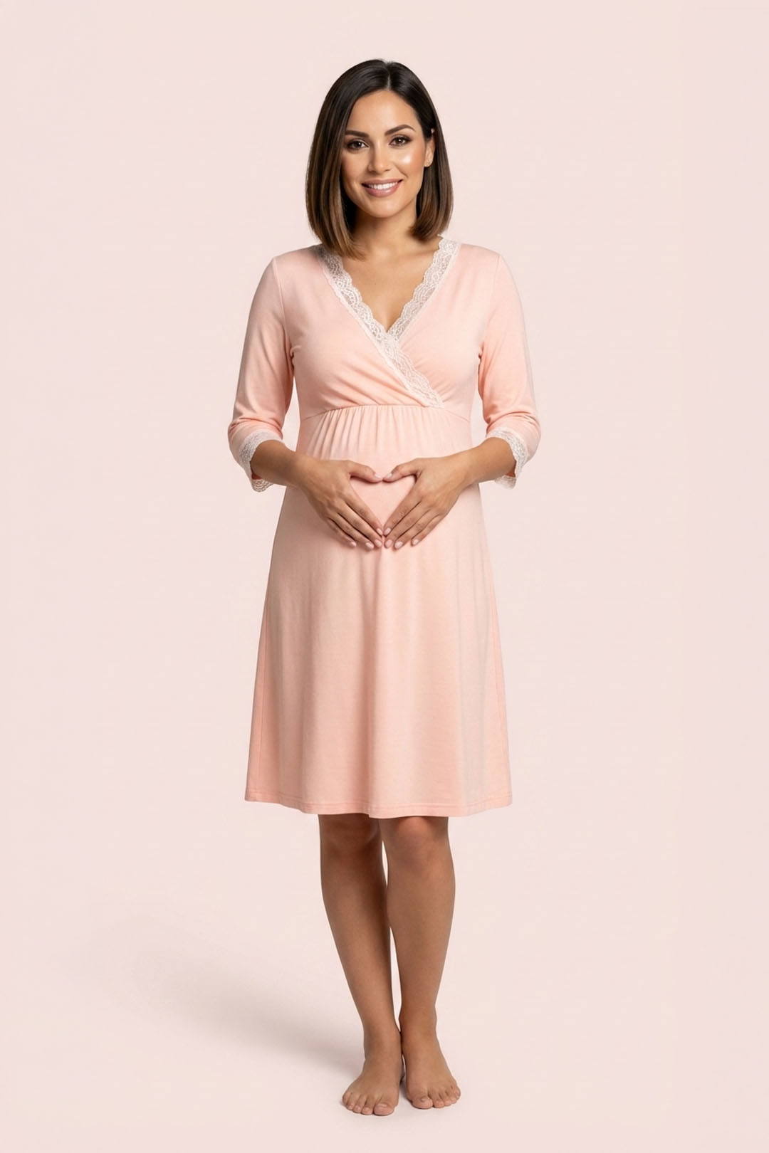 Camisón Maternal Serie Balance 3/4 (Coleccion) 48