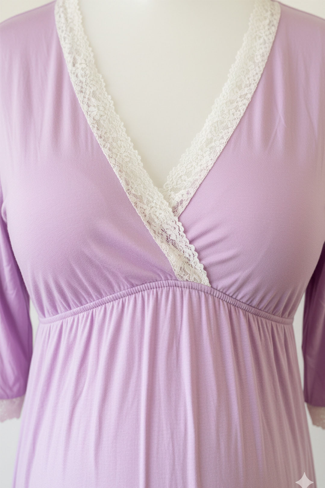 Camisón Maternal Serie Balance 3/4 (Violeta) 10