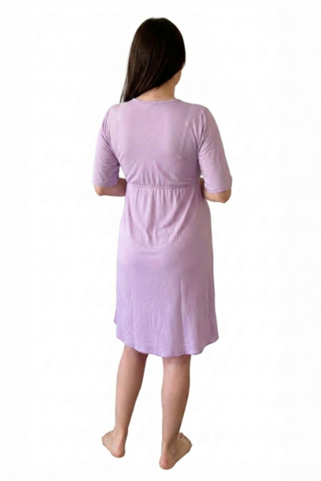Camisón Maternal Serie Balance 3/4 (Violeta) 9