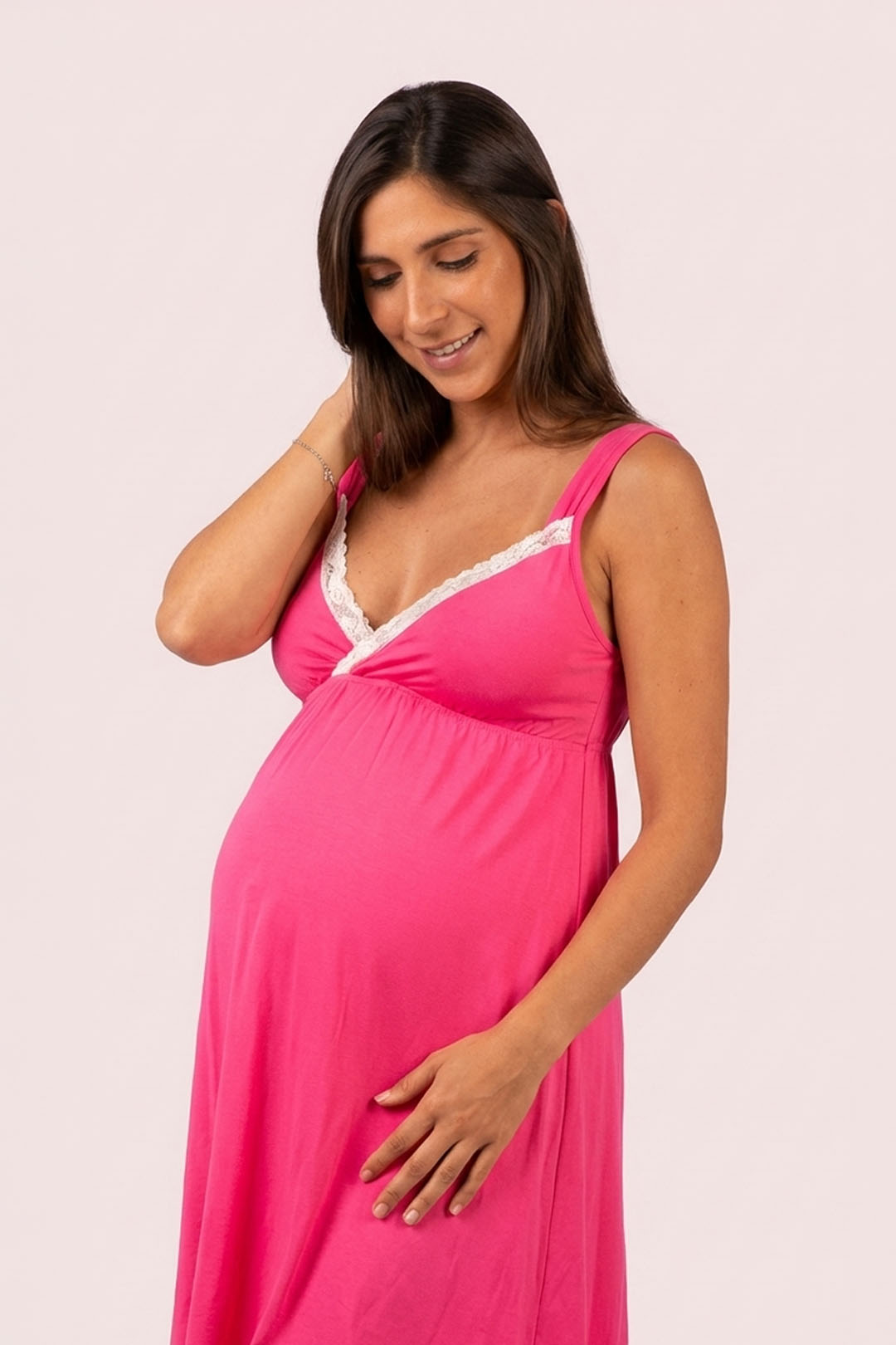 Camisón Victoria MangaCero: Libertad & Confort Evolutivo (RosadoNeon) 4