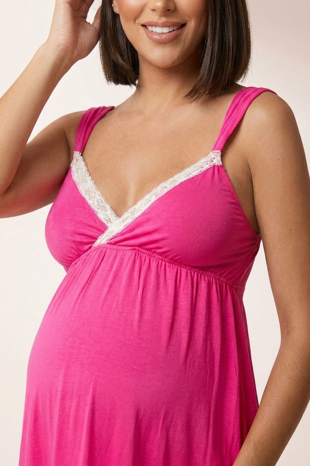 Camisón Victoria MangaCero: Libertad & Confort Evolutivo (RosadoNeon) 5