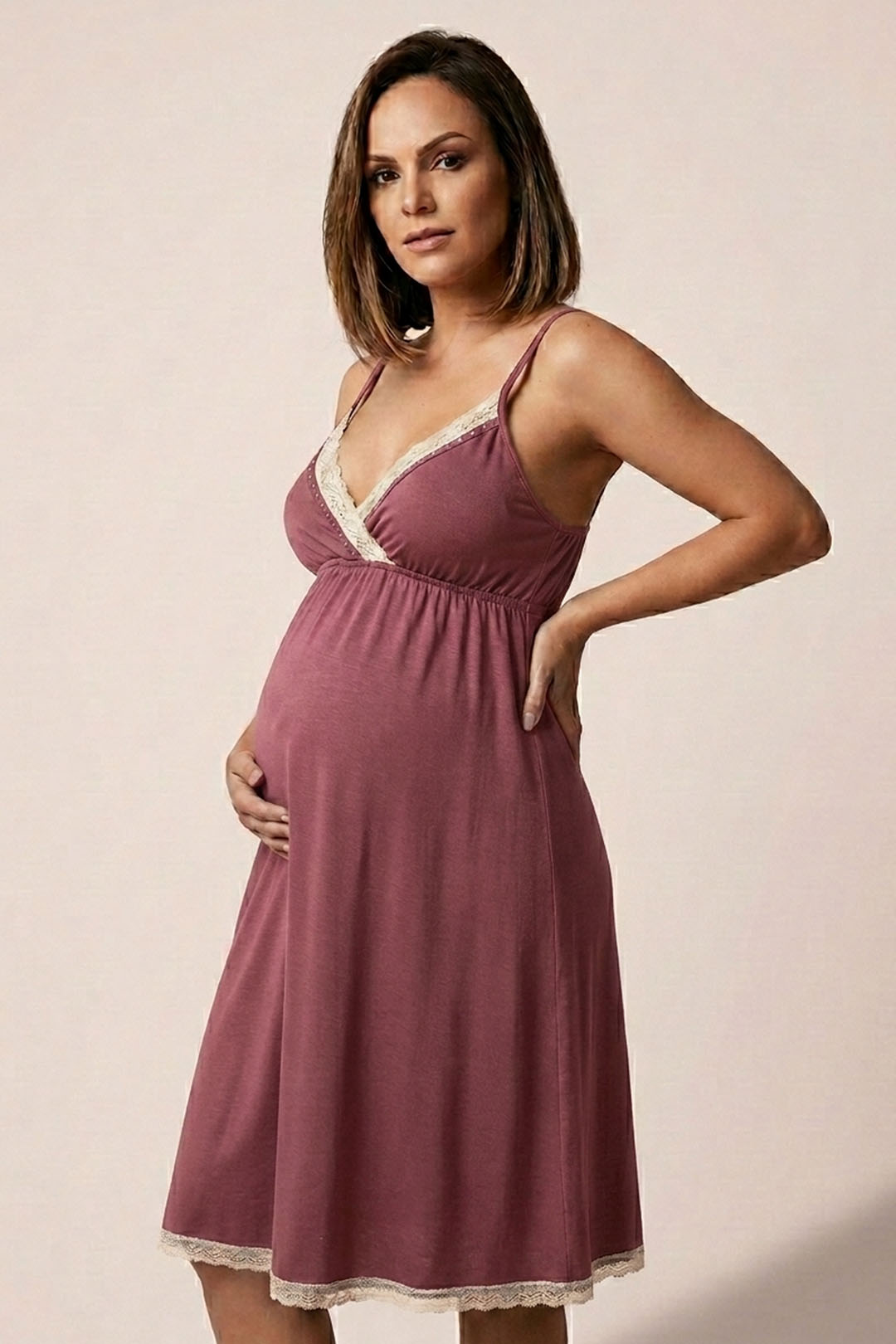 Camisón Victoria MangaCero: Libertad & Confort Evolutivo (Morado) 2